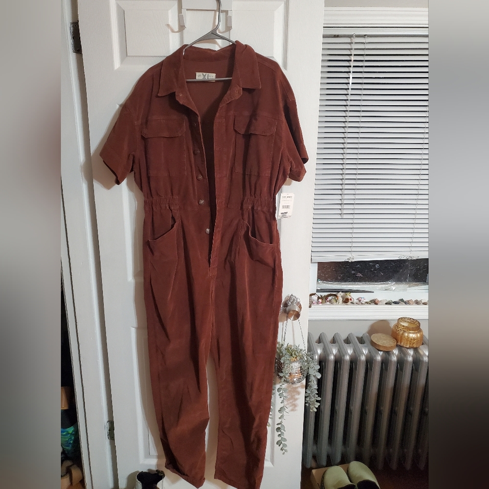 Free People Cord Jumpsuit